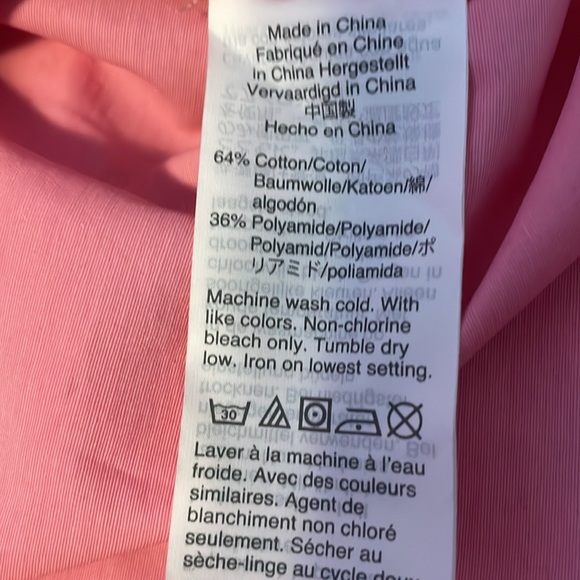 J.CREW Perfect Lightweight Rain Jacket in Pink Orange Small - Picture 12 of 16